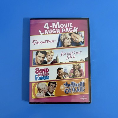 Doris Day 4 Movies Laugh Pack Pillow Talk Lover Come Back Send Me No Flowers NEW