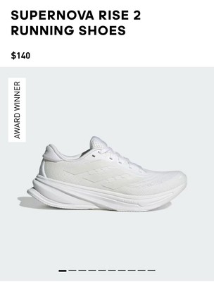 Adidas Supernova Rise 2 White Cloud