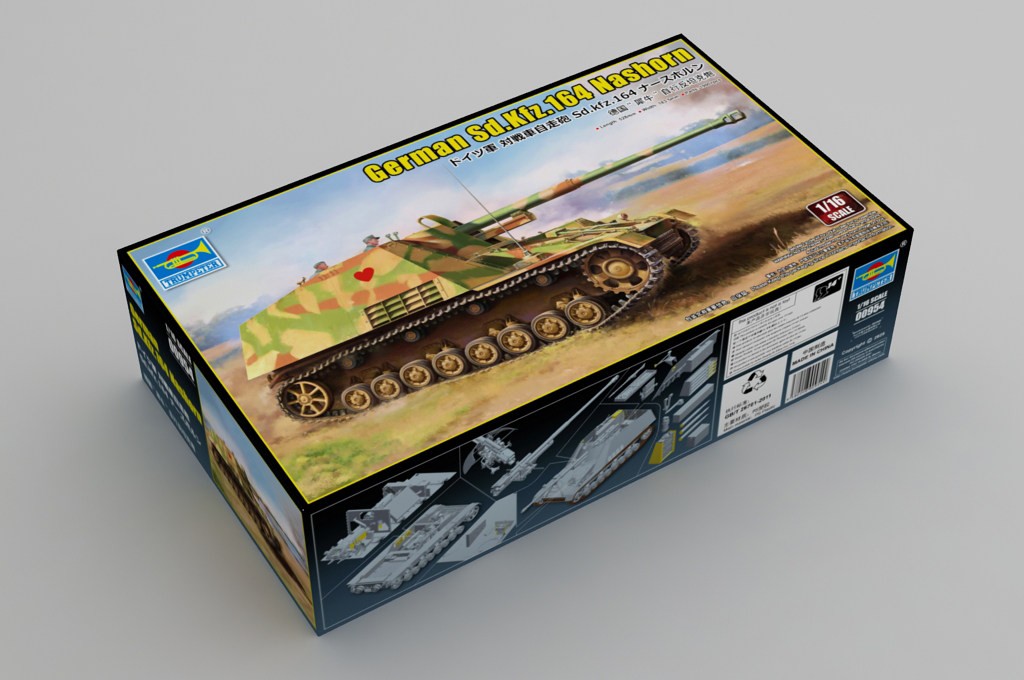 Trumpeter 00954 1/16 German Sd.Kfz.164 Nashorn Assembly Model Kit