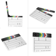 Professional Movie Directors Clapboard, Photography Studio Video TV Acrylic Cla