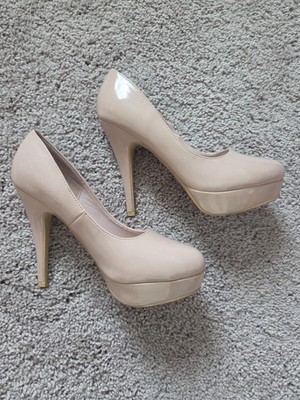 European Women s High Heel Platform 5 Inch Heel Color Nude