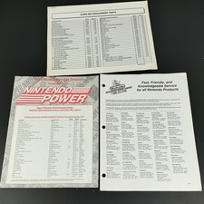 OFFICIAL Nintendo Power SNES NES Gameboy Game Pak Directory Replacement Catalog