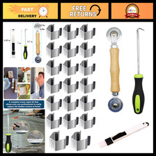 20-Piece Screen Door Repair Kit - Installer Clips, Rolling Tool  Hook Set