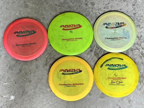 Various Vintage Played Lot x20 Disc Golf Frisbees Innova Discraft Misc Beast