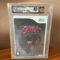 The Legend Of Zelda Twilight Princess Nintendo Wii Sealed New Vga 85+ No Wata