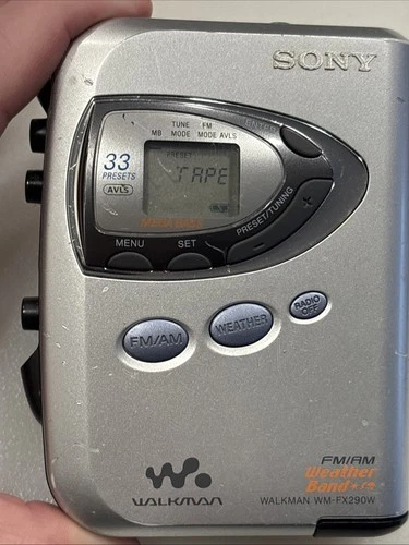 Vintage Sony Walkman WM-FX290 Cassette Tape Player Read Description