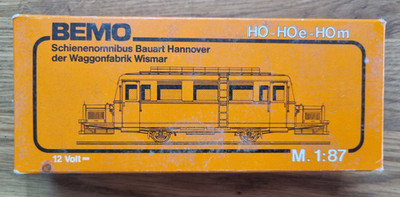 Bemo H0e Schienenomnibus 1009 Bauart Hannover/Wismar   OVP   Top Zustand