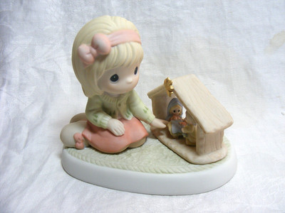 2008 Precious Moments Figurine May the Blessings of the Holy Family Be with You