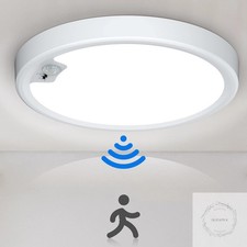 Motion Sensor Ceiling Light Wired, LED Flush Mount Ceiling Light Fixture 18W/