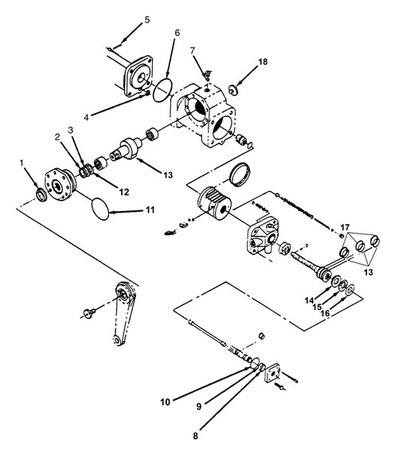 Newstar S-17692 Steering Gear Sector Shaft Cover Kit