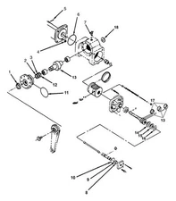 Newstar S-17692 Steering Gear Sector Shaft Cover Kit