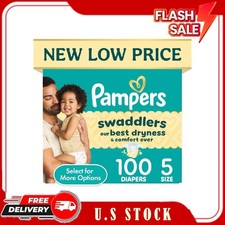 Pampers Swaddlers Diapers, Size 5, 100 Count