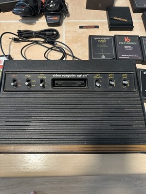 Atari 2600 System Bundle with Console, Multiple Games, Joystick, Paddles