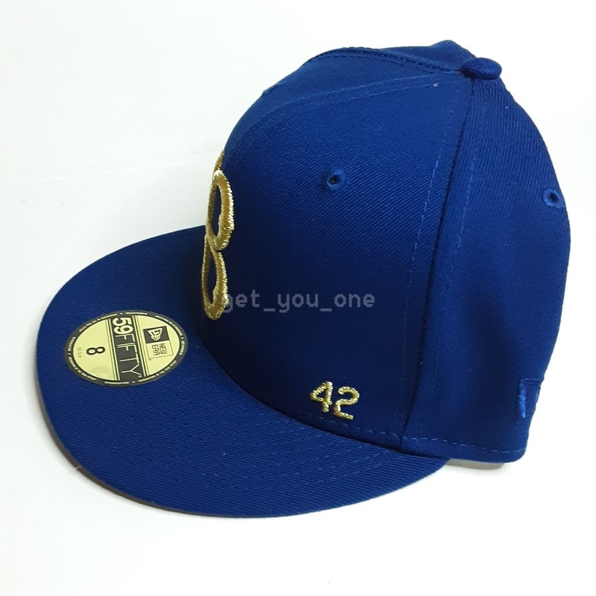NWT New Era Brooklyn Dodgers Thank You Jackie 2.0 59FIFTY Fitted