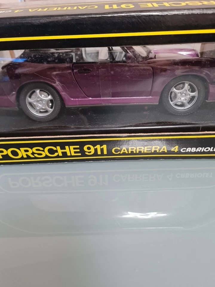 macchinina vintage ANSON " Porsche 911 Carrera 4 Cabriolet - Immagine 4 di 4