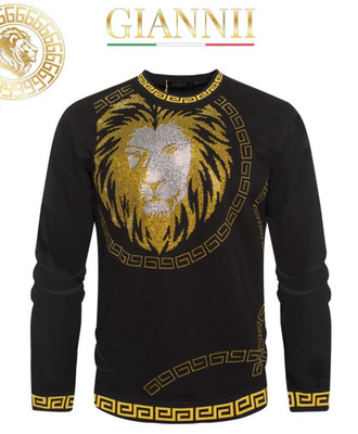 GIANNII LION FACE Urban Design Sweater New With Tags Top Notch Quality 2XL