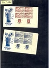 BIS-LIKE:2 covers Israel FDC 1951 good condition LOT 08 MY 36
