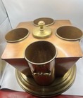 Bottle Wine Chiller Cooler ICE Caddy Copper Brass Champagne VINTAGE Art Deco — photo 2