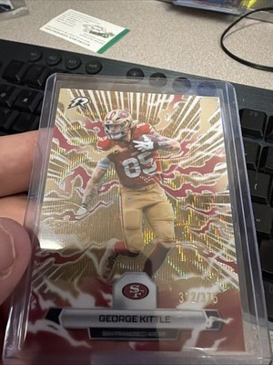 2026 Topps Resurgence - George Kittle Gold Wave /375 SP Color Match
