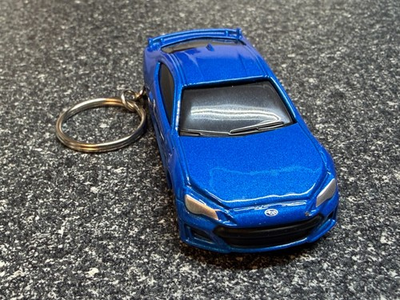 #ad Subaru BRZ Keychain Blue Hot Wheels Matchbox GR86 $19.99