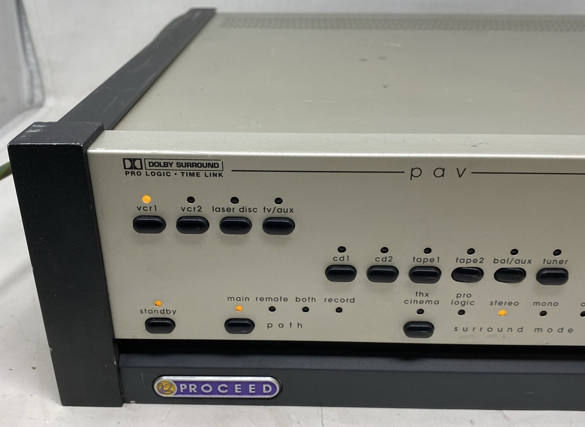 Proceed PAV Audio Video Preamplifier Preamp THX *READ* | eBay