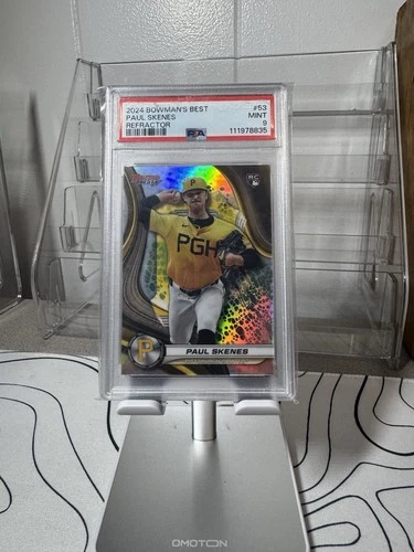 2024 Bowman's Best Refractor Paul Skenes #53 Rookie PSA 9 Pirates Baseball