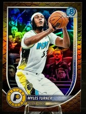 2025-26 Bowman Chrome - Myles Turner #BCV-161 - Reptilian Refractor