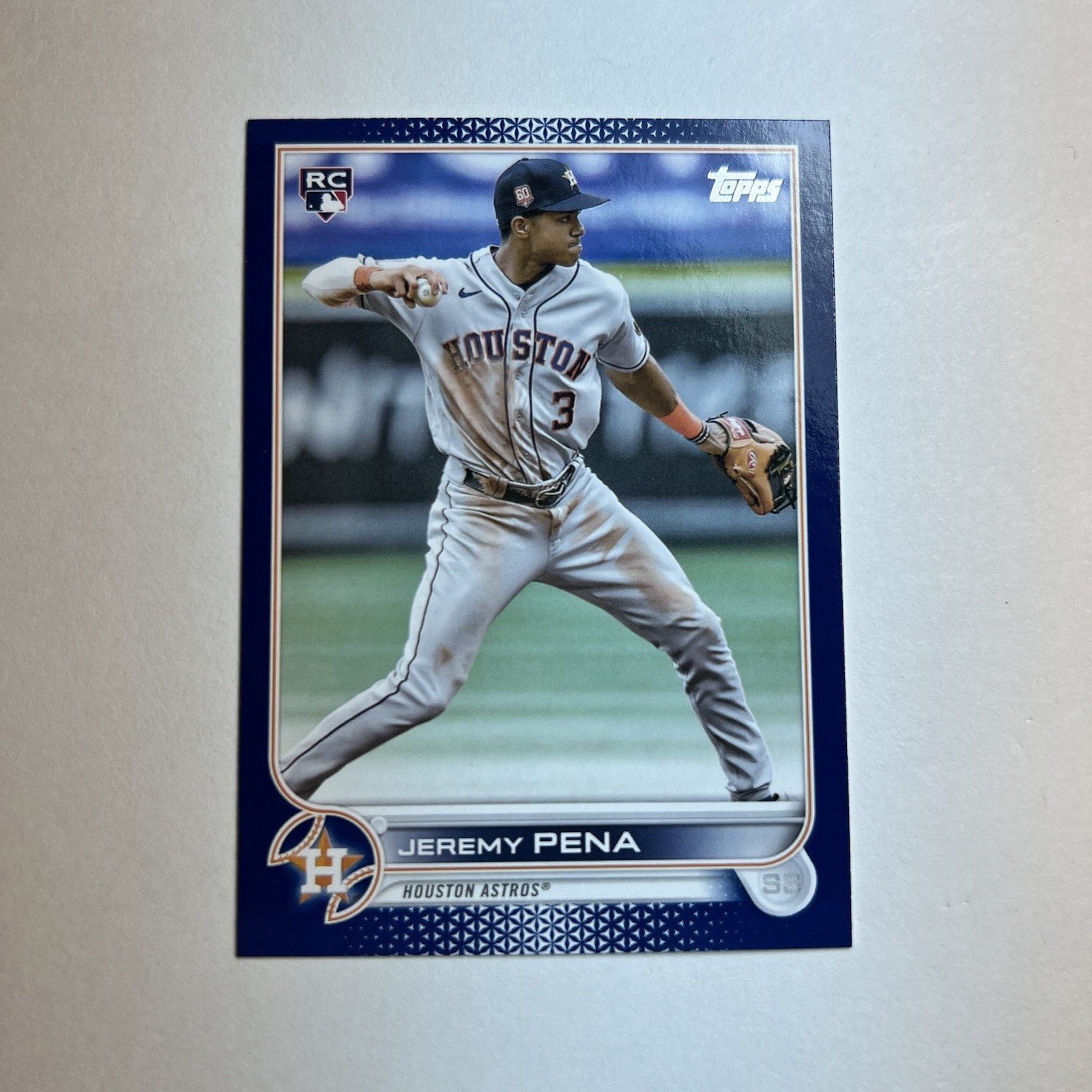 2022 Topps Update Jeremy Pena RC Royal Blue World Series MVP #US253 Astros MLB