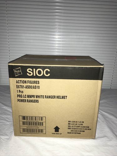 Power Rangers Lightning Collection White Ranger Helmet! Sealed! Unused!