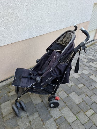 Buggy Kinderwagen Mac Laren schwarz - Bild 2 von 2