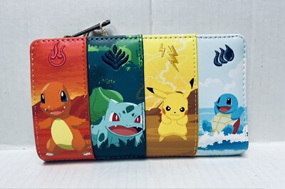 Loungefly Pokemon Elements Flap Wallet