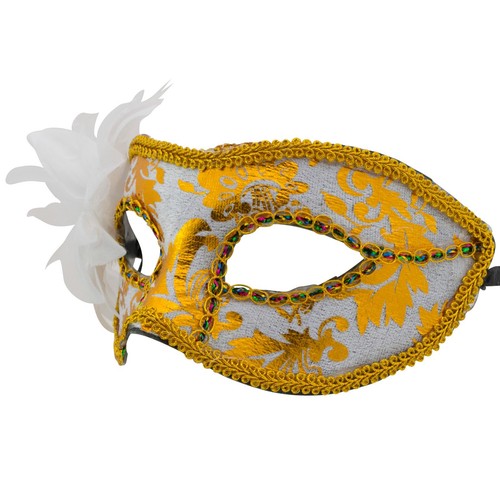 WOMENS Masquerade MASKS | VENETIAN Floral Face Masks | Fancy Dress PROM BALL - Picture 3 of 15