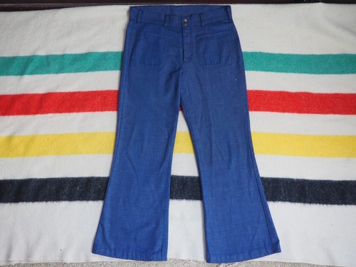 VTG 70s LEVIS Fresh Produce 647 Sailor Pocket Flare Bells Carrot Tab 36x30 Jeans - Picture 1 of 12