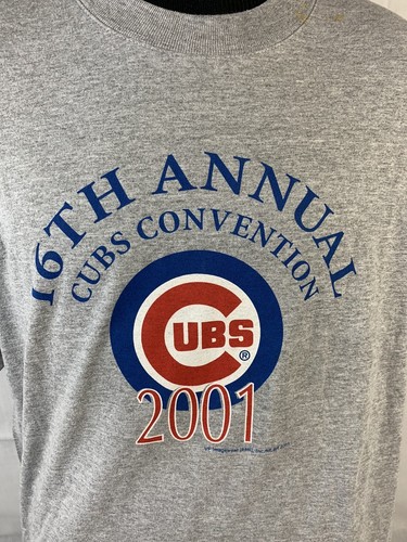 Vintage Chicago Cubs T-Shirt Convention Promo Tee MLB Baseball Logo Team Herren XL - Bild 2 von 8