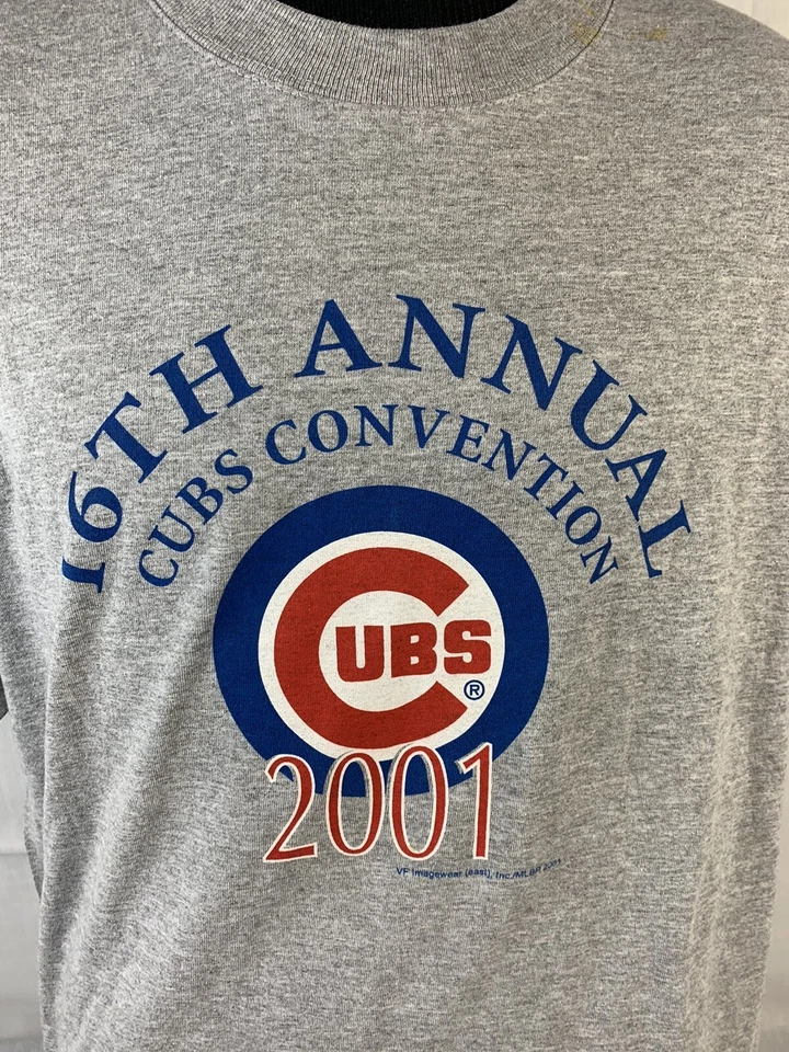 Camiseta De Colección Chicago Cubs Convención Promo Camiseta MLB Béisbol Logo Equipo Hombres XL Foto 2 de 4