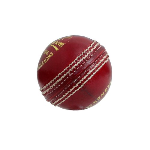 Special County Crown Red Leather Ball 4 Training Aid Sport Cricket Ball Pack of3 - Foto 4 di 4