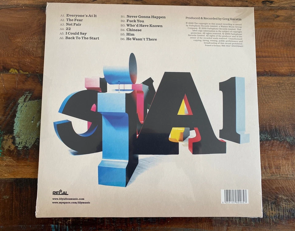 Lily Allen RSD 2024 It's Not Me, It's You - LP Zoetrope Picture Disc Sealed - Image 2 of 4