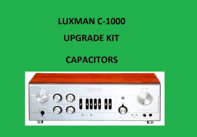 Stereo Preamplifier LUXMAN C-1000 Repair KIT - all capacitors