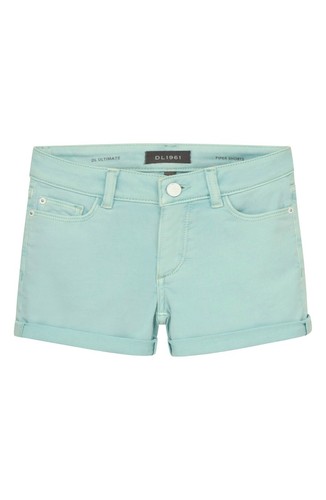 DL1961 Piper/G Shorts Women's 12 Sea Surf Denim Cotton Cuffed Boyfriend JDM1223 - Picture 9 of 10