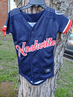 Ot Sports Nashville Sounds MiLb Blue Baseball Jersey Size Youth Xs Made in Usa