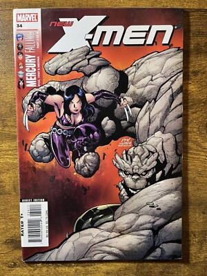 NEW X-MEN 34 KEY ISSUE BATTLE OF X-23 VS KIMURA MARVEL COMICS 2007