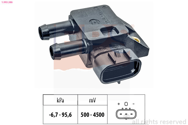 1.993.386 EPS Sensor, exhaust pressure for LEXUS,TOYOTA