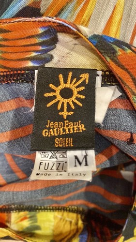 JEAN PAUL GAULTIER SOLEIL FABULOUS MULTI COLOR TUNIC/ BEACH COVER/DRESS ,s M - Picture 15 of 16