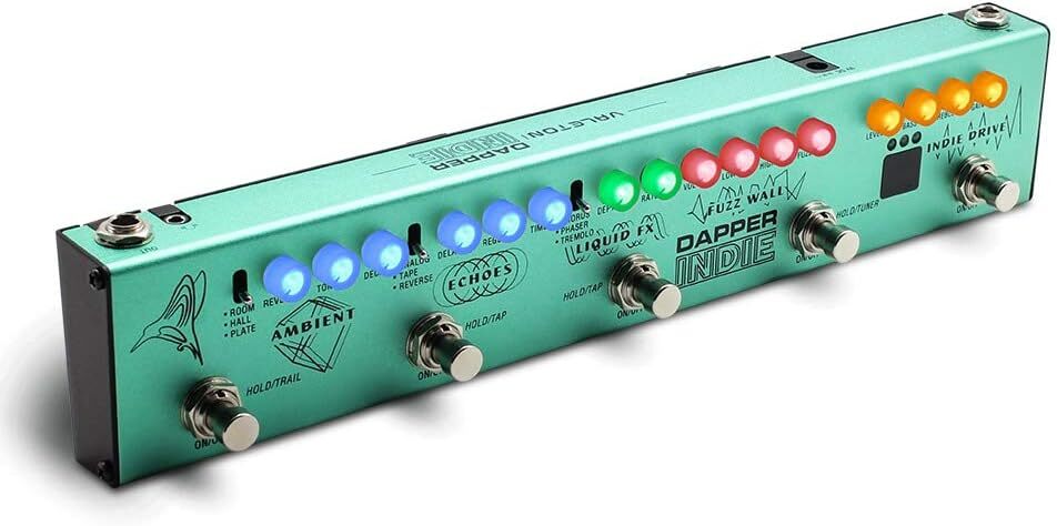 Valeton Multi Effects Гитарная педаль Щеголеватый Инди Эмбиент Психоделический Гаражный Постр
