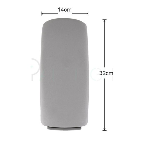 New Center Console Armrest Lid Cover Leather For 02-07 Audi A4 B6 B7 A4L Gray - Picture 6 of 12