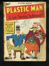 Plastic Man-- 2--1944--COMIC BOOK--Vital--G