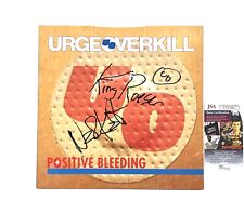 Urge Overkill Signed Positive Bleeding 12" Vinyl Record Nash Kato Eddie Roeser Urge Overkill Signed Positive Bleeding 12" Vinyl Record Nash Kato Eddie Roeser