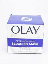 Olay Deep Moisture Slugging Wash Off Mask Shea Butter Fragrance Free 3.4Oz