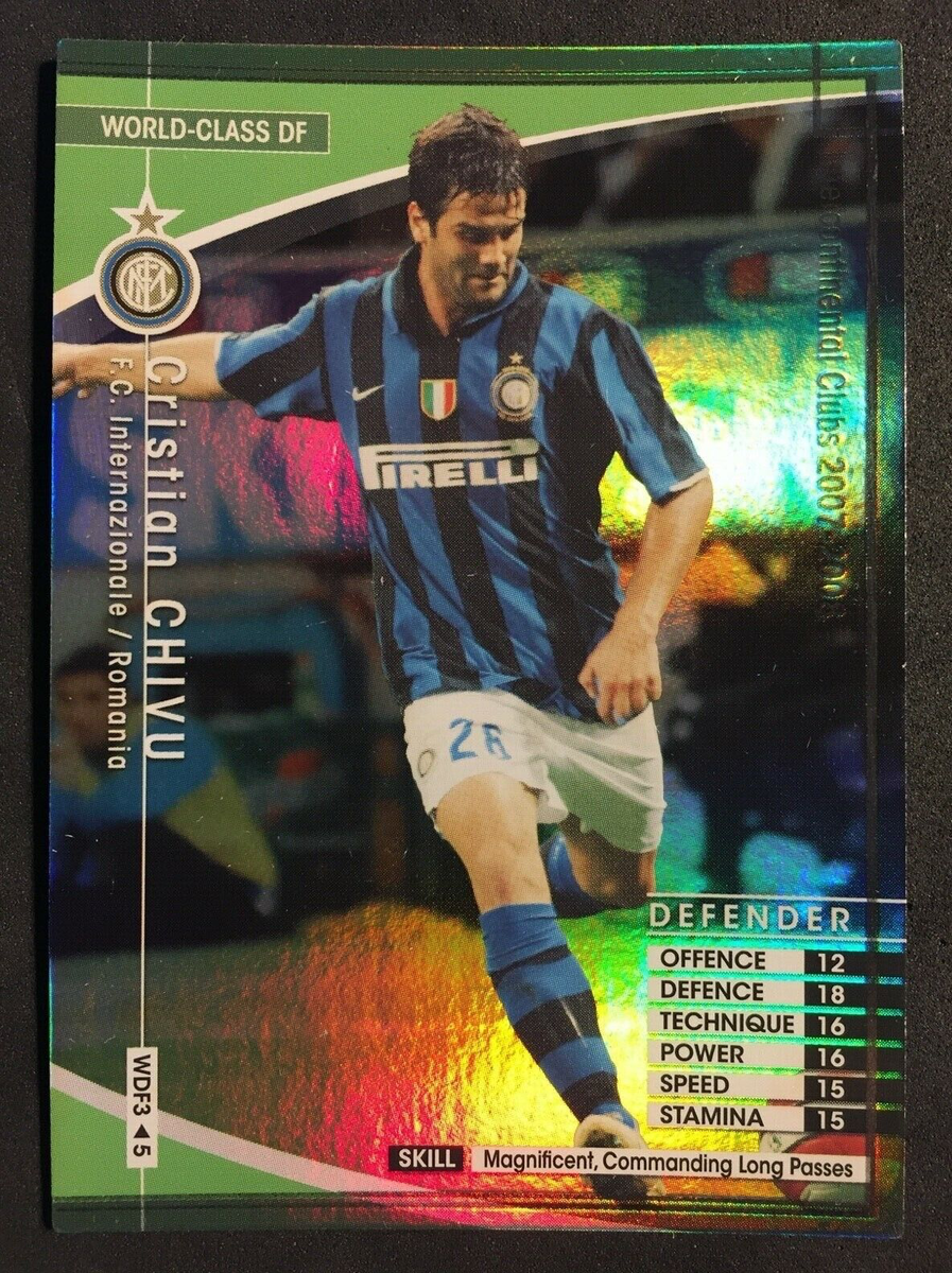 2007-08 Panini WCCF World Class DF Cristian Chivu Inter Milan