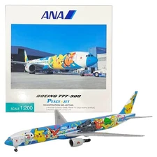 ANA Pokémon BOEING 777-300 PEACE JET JA754A Airplane Model 1/200 Scale Excellent